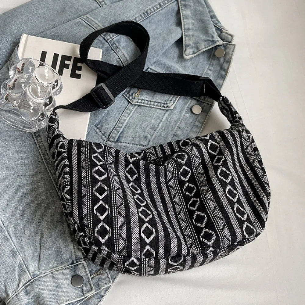 Canvas Shoulder Bag Large Capacity
