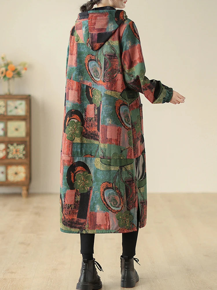 Farbenfroher Vintage-Mantel für den Herbst - DreadLocos Shop