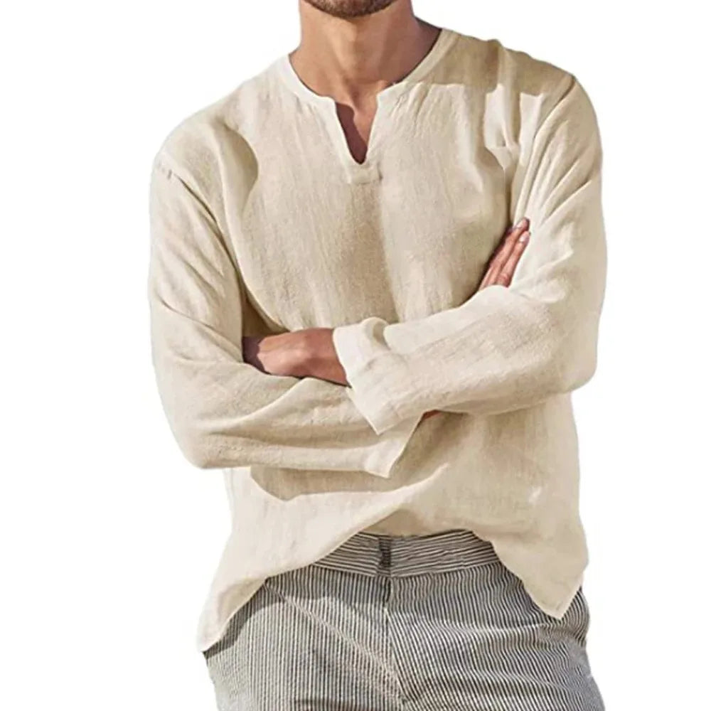 Men's Cotton Linen Shirt
