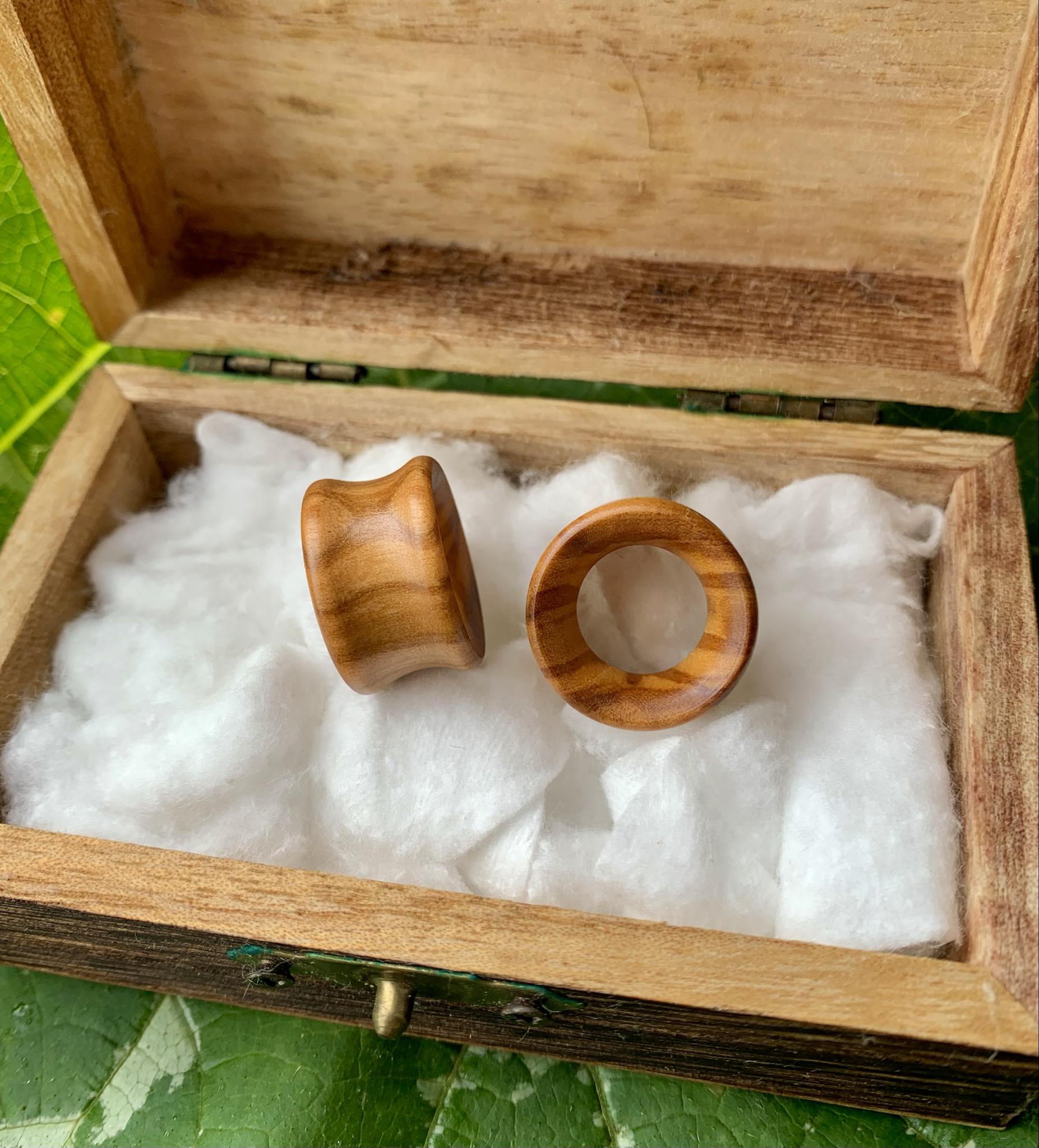 Olivenholz Plugs 18mm - DreadLocos Shop