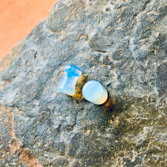 Echte Opal Plugs 6mm - DreadLocos Shop