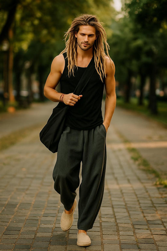 Cotton Bombacha Trouser