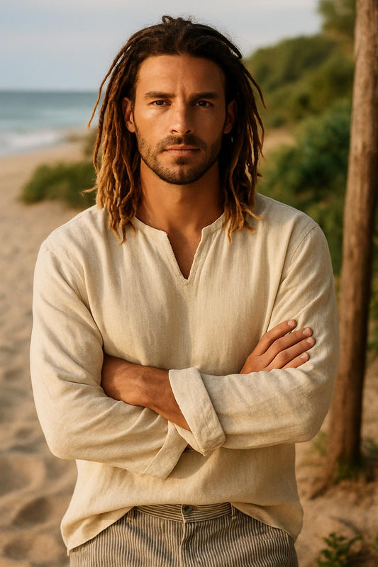 Men's Cotton Linen Shirt