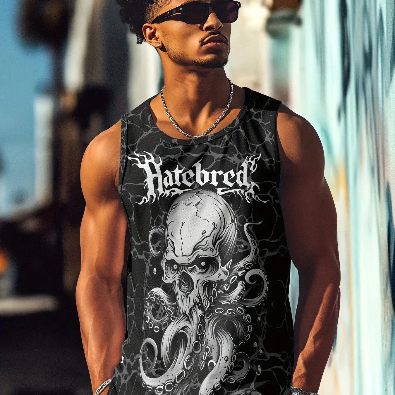 Clothing Sleeveless T-shirt Printed - DreadLocos Shop
