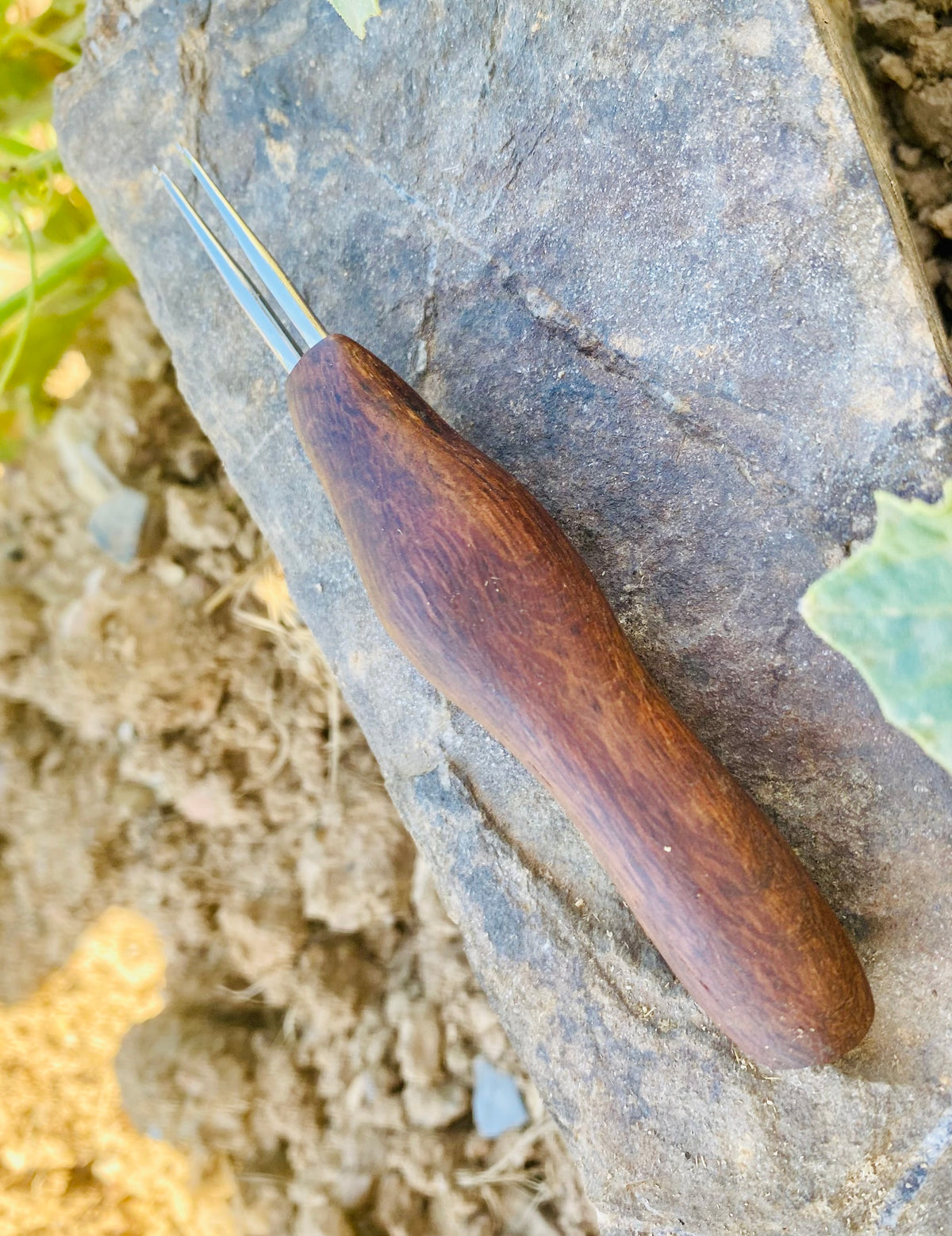 Lamaní Doppel Häkelnadel  (Tigeroak)