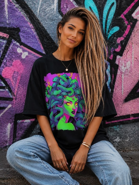 Vintage Women's Greek Medusa Shirt
