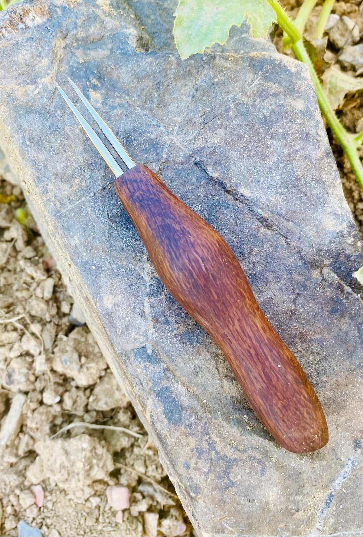 Lamaní Doppel Häkelnadel  (Tigeroak)