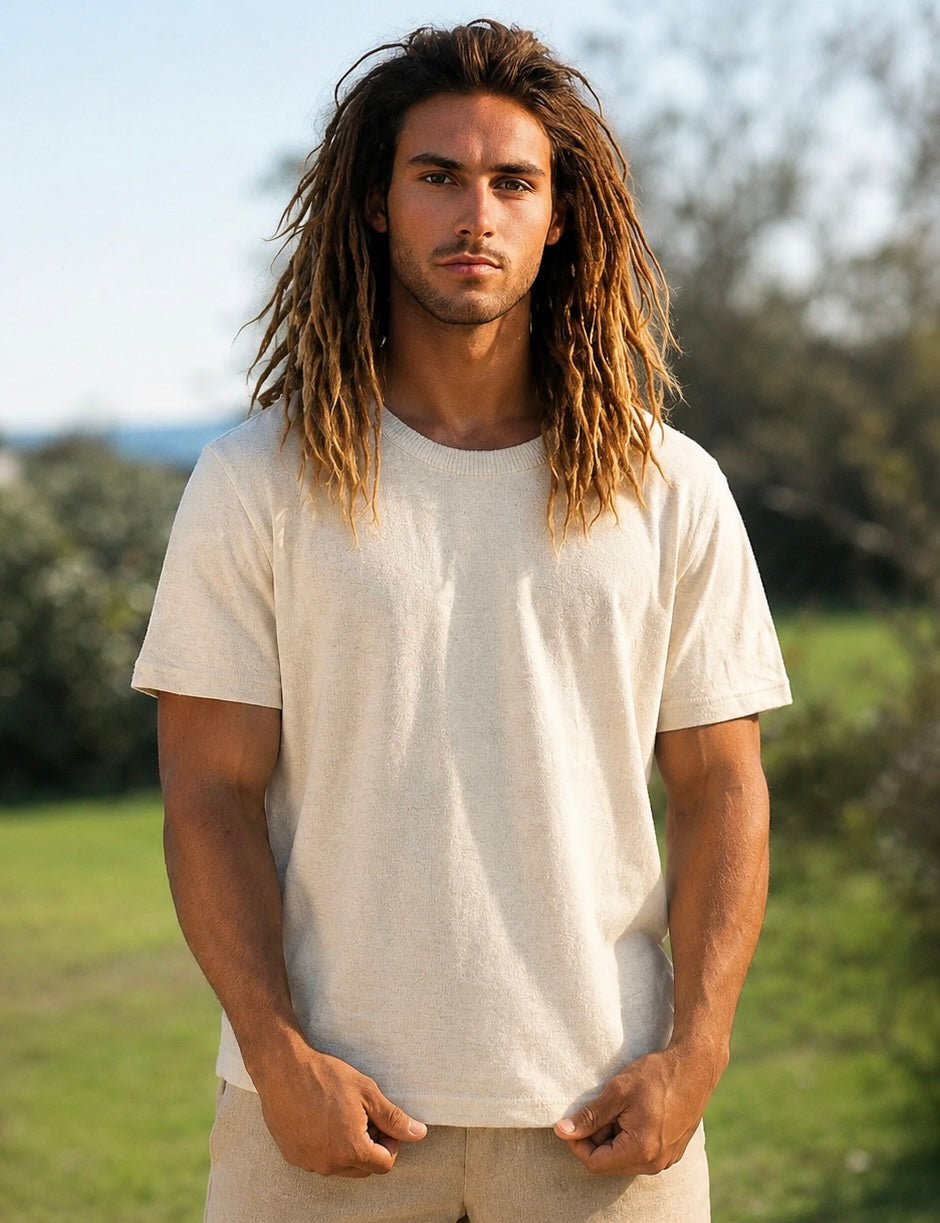 Hemp T-shirt Mens High Quality