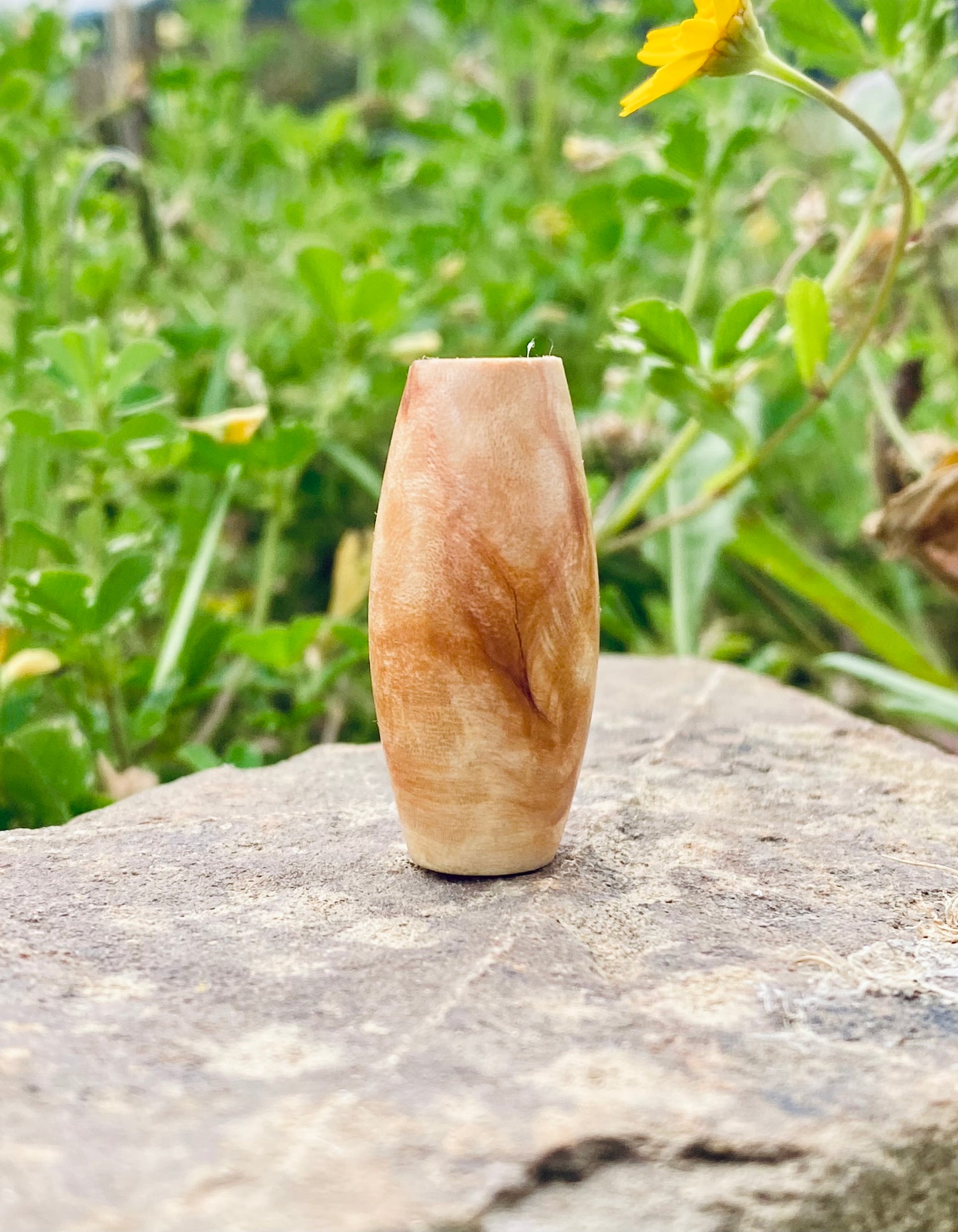 Baumperle Bead (Ahorn ) 7mm Hole - DreadLocos Shop