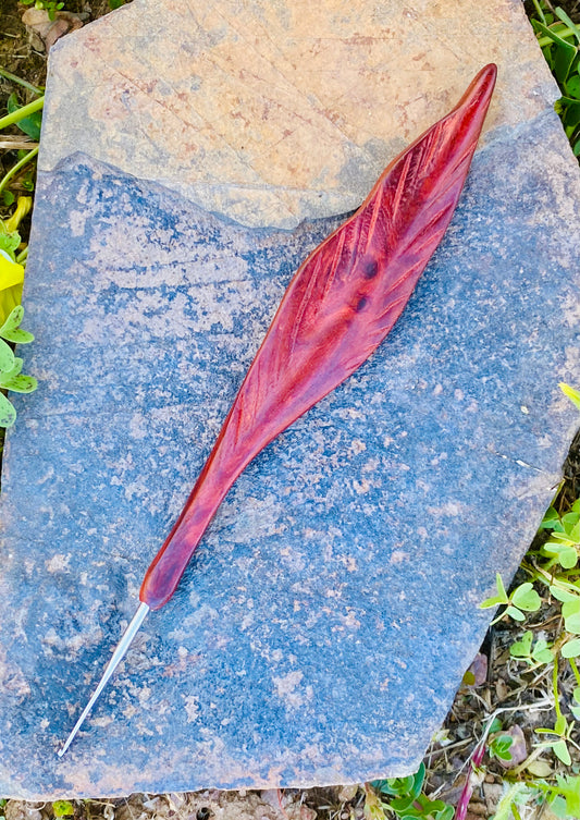 Lamaní Häkelnadel Rosenholz (Hoja)