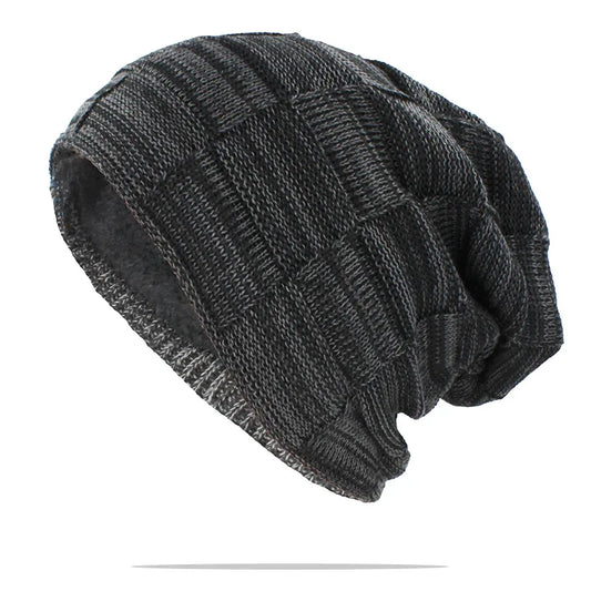 Men Winter Dreadlock Beanie Cotton Blend