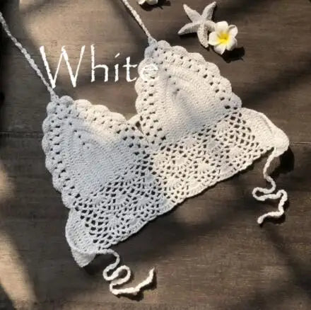 Triangle Bikini Top Woman Set 100 % Cotton - DreadLocos Shop