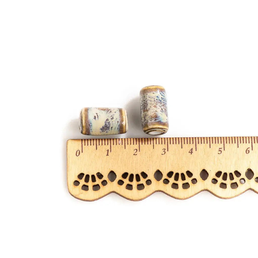 3 Dreadbeads aus Porzellan in 2-3 mm LDM DreadLocos Shop