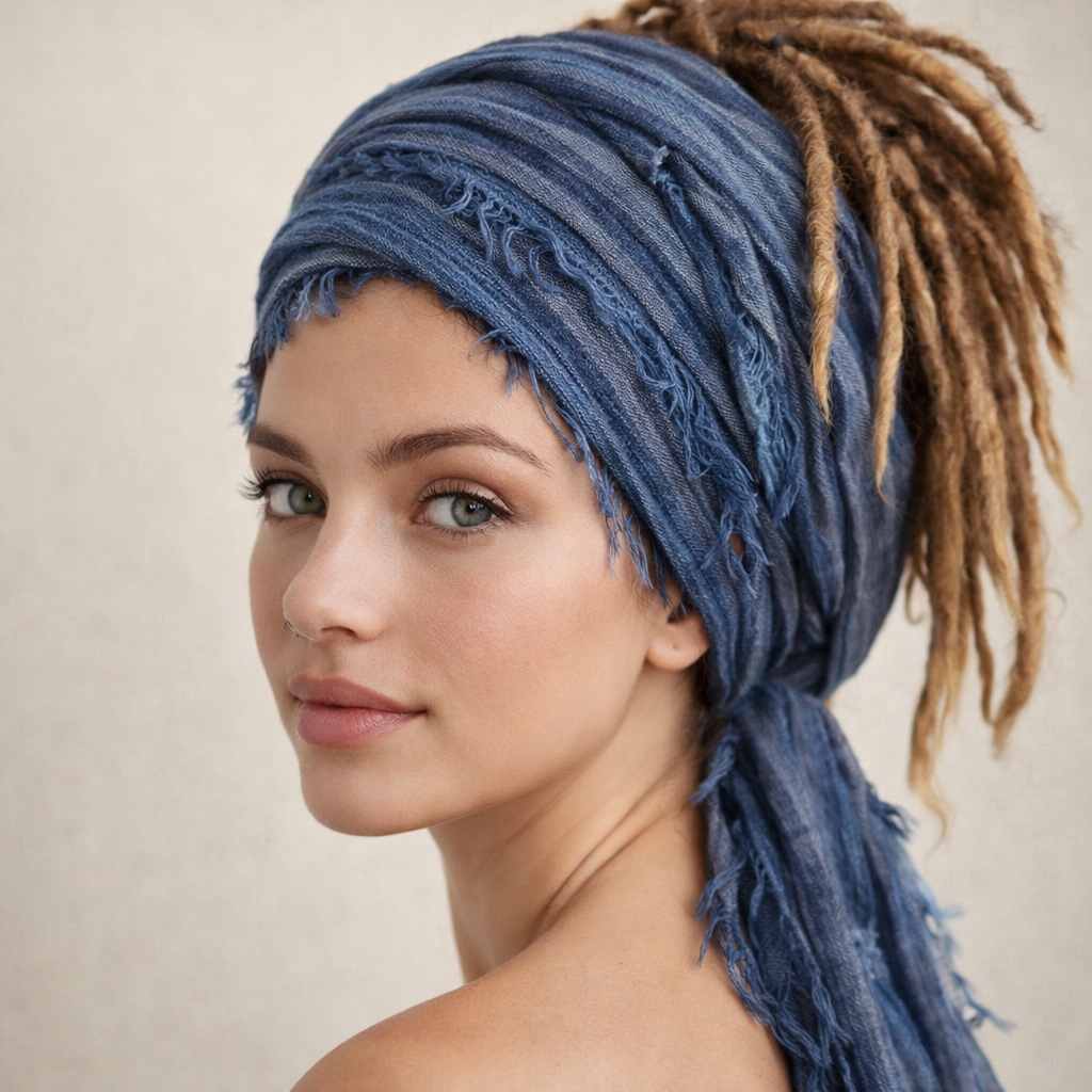 Women Cotton Head Wraps Dreadtuch - DreadLocos Shop