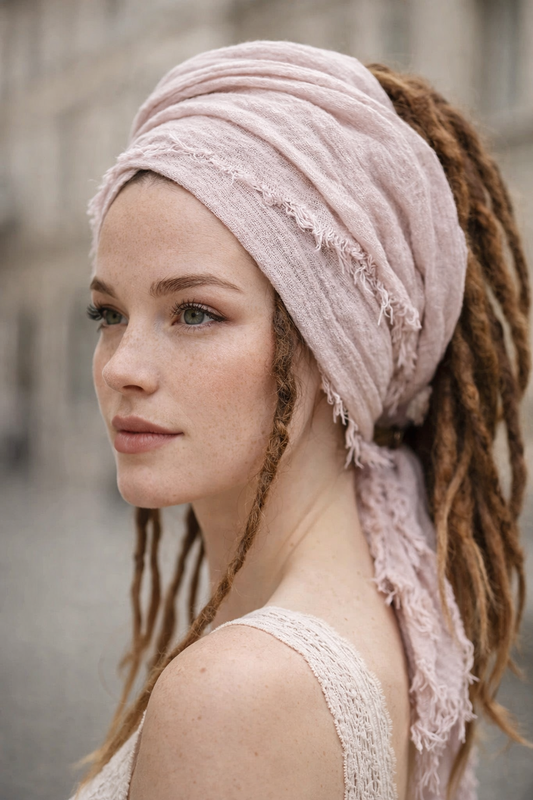 Women Cotton  Head Wraps Dreadtuch