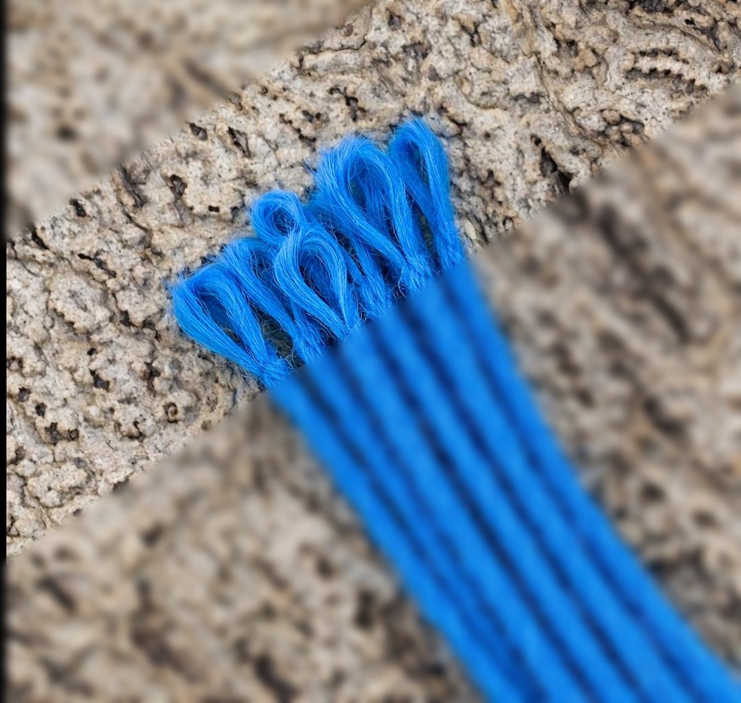 10 Europäische Echthaar Dreadlocks in Agua Blue - DreadLocos Shop