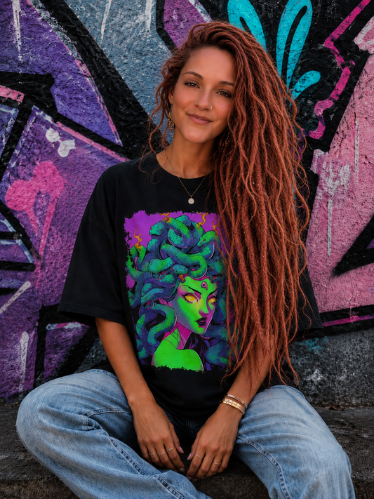 Vintage Women's Greek Medusa Shirt