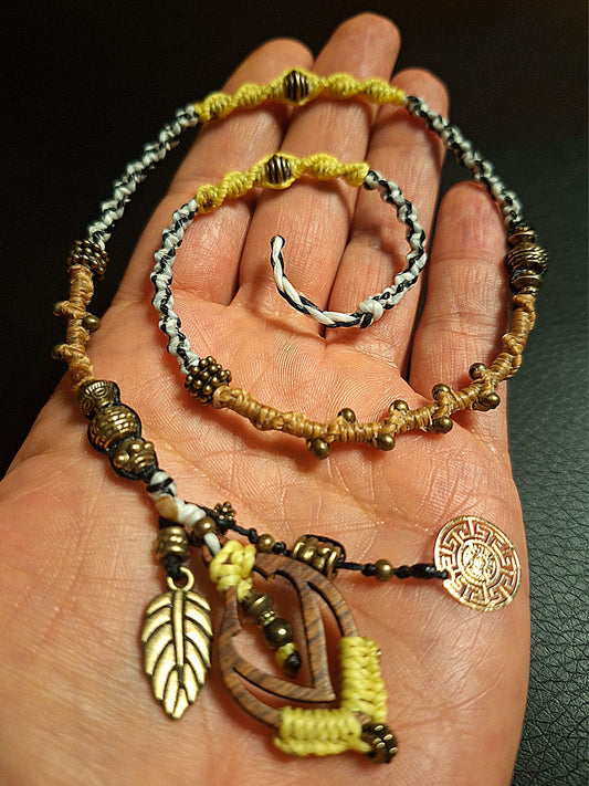 Macrame Hair Dreadlock Wrap Layana