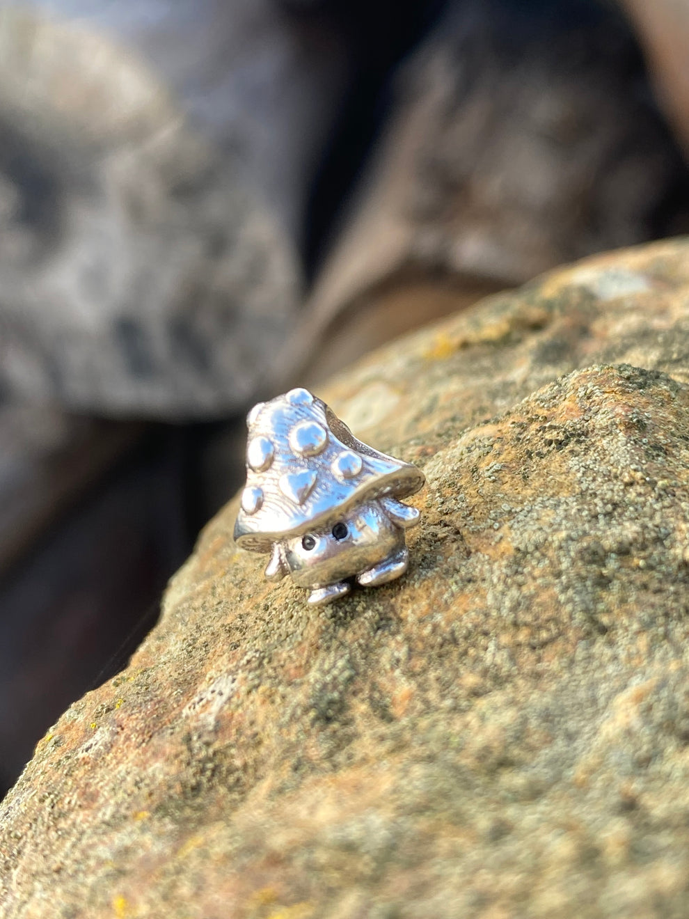 925 Sterling Silver Mushroom Bead - DreadLocos Shop
