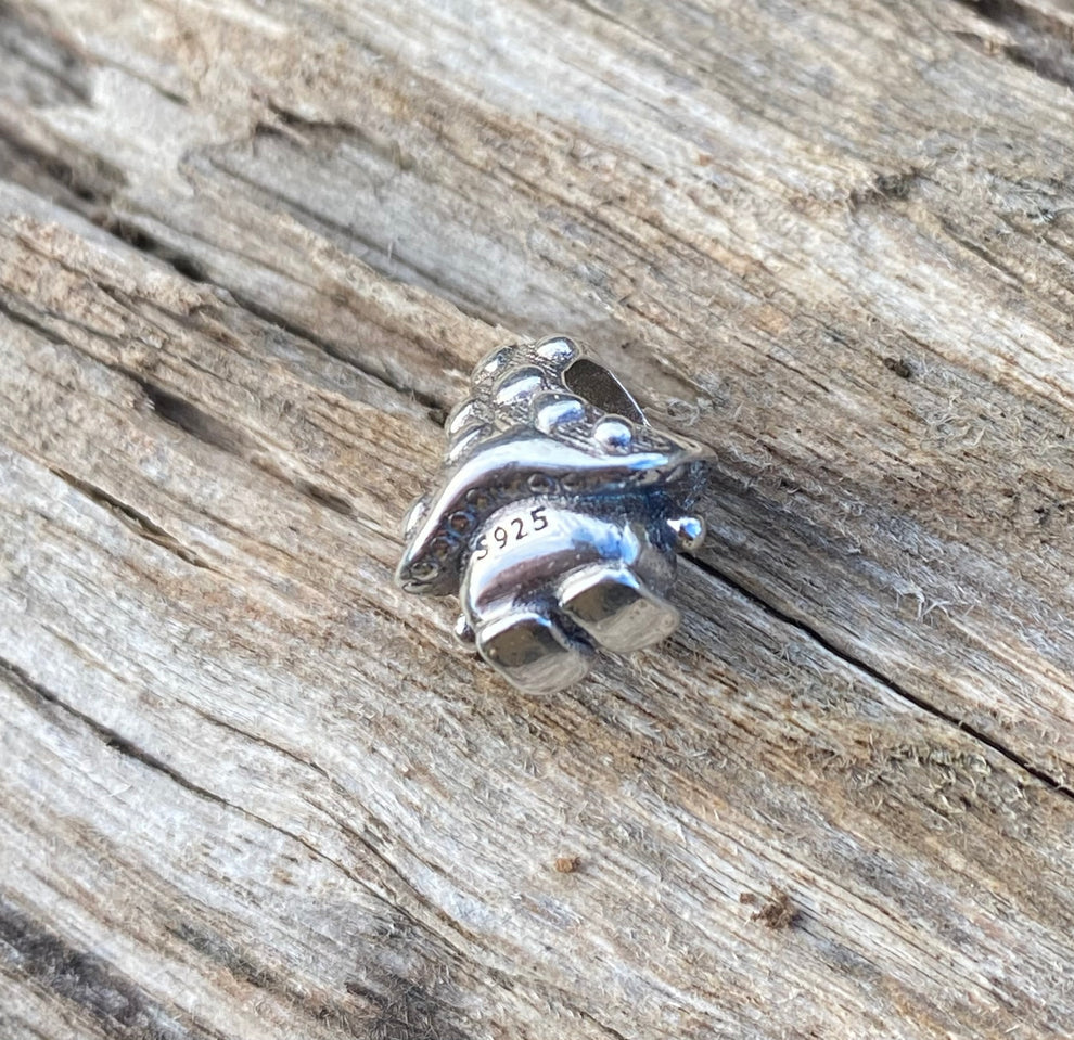 925 Sterling Silver Mushroom Bead - DreadLocos Shop