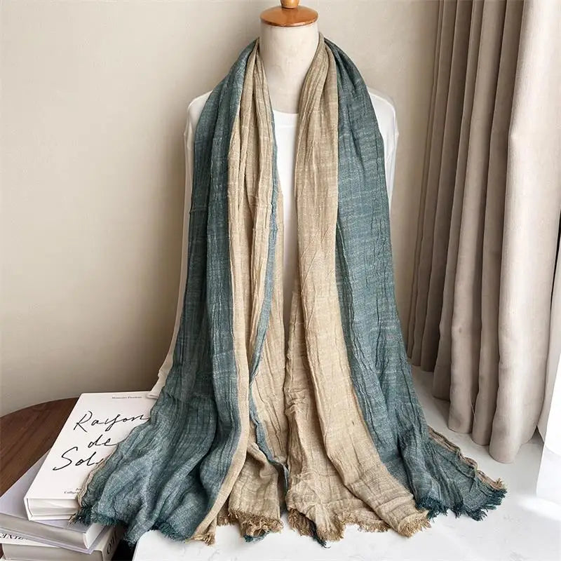 Cotton Linen Retro Dreadhead Wrap Dreadtuch Long - DreadLocos Shop