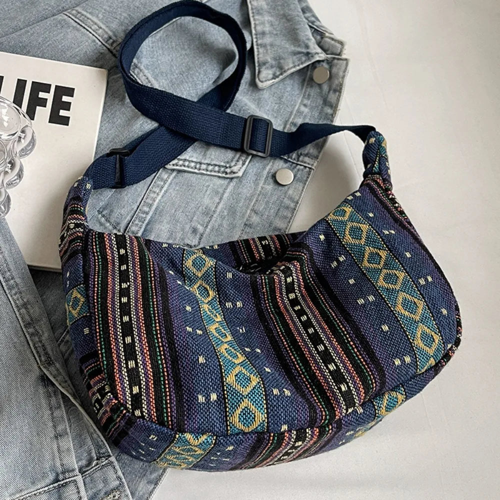 Canvas Shoulder Bag Large Capacity