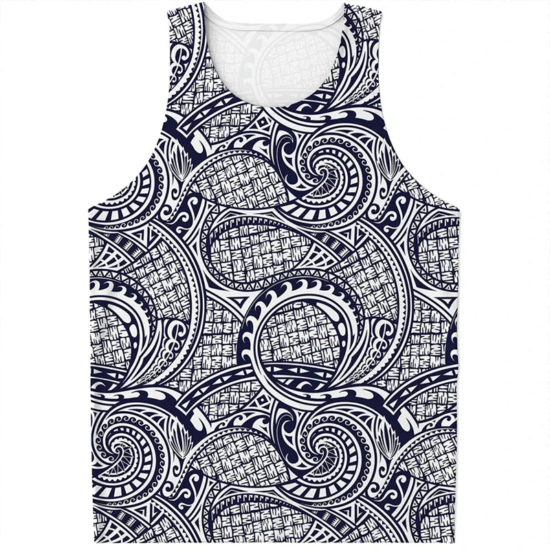 Polynesian Tribal Mens Tank Top