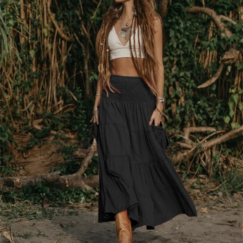 Hippie Half Skirt Retro Nepalese - DreadLocos Shop