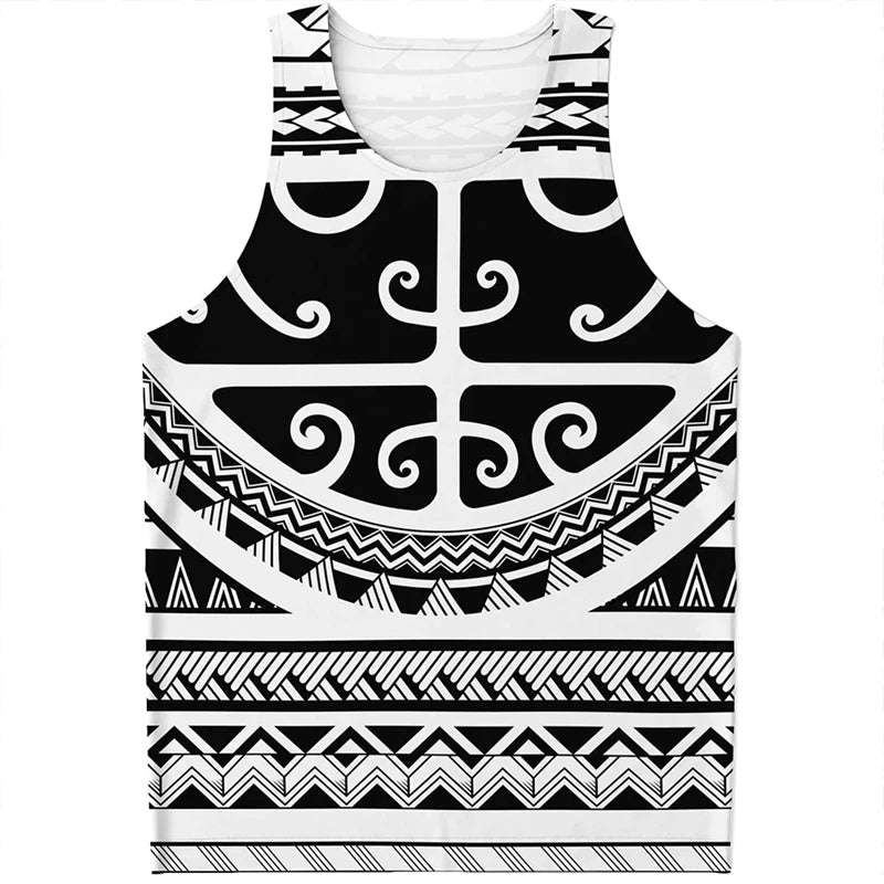 Polynesian Tribal Mens Tank Top