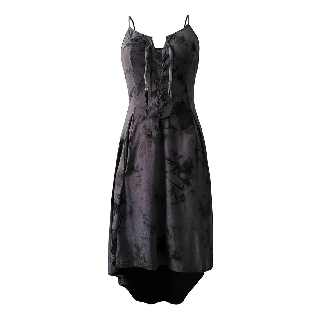 Vintage Medieval Gothic Punk Witch Dress
