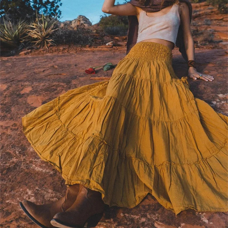 Hippie Half Skirt Retro Nepalese - DreadLocos Shop
