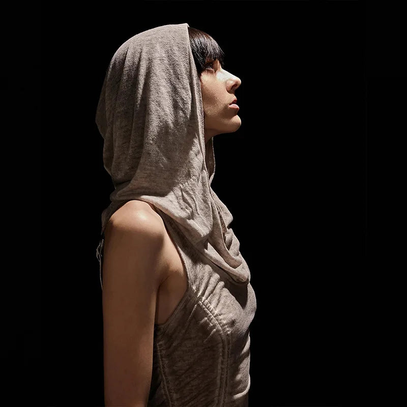 Gothic Desert Walker Hooded Dress - DreadLocos Shop