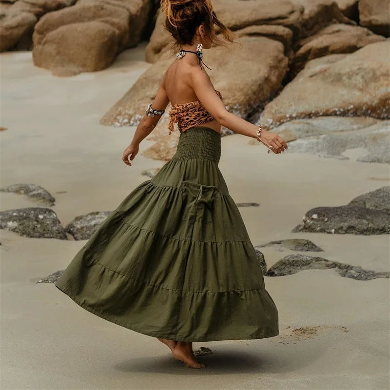 Hippie Half Skirt Retro Nepalese - DreadLocos Shop