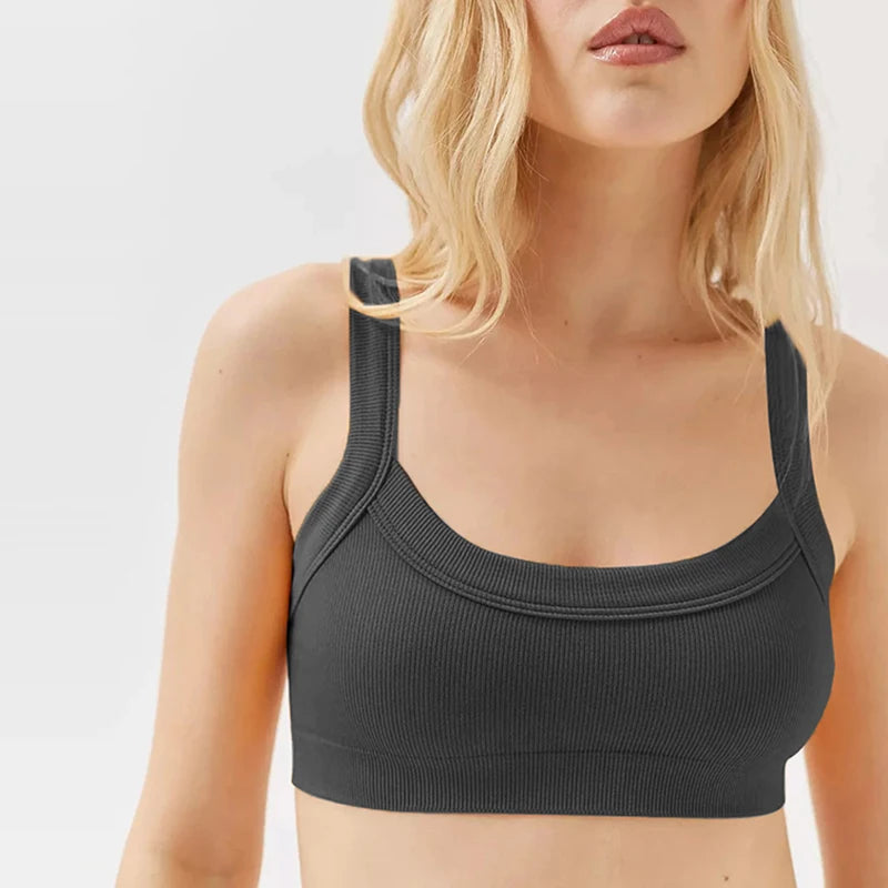 Cotton Women'S Tube Top Stretchy Ribbed