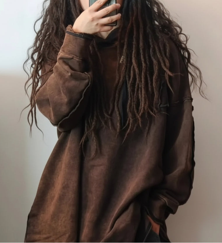 Cotton Sweatshirts Sandwashed - DreadLocos Shop