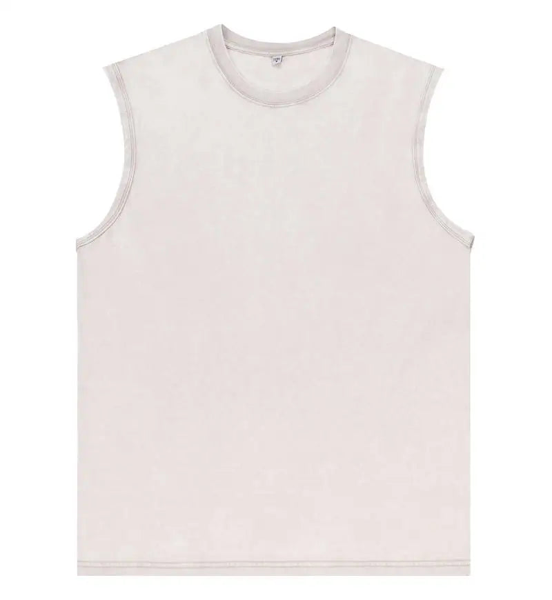 Pure Cotton Retro Washed Tank