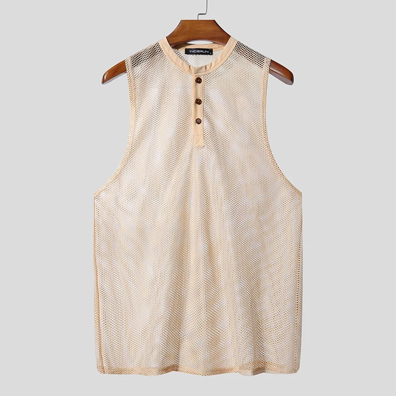 Men Tank Tops Mesh - DreadLocos Shop