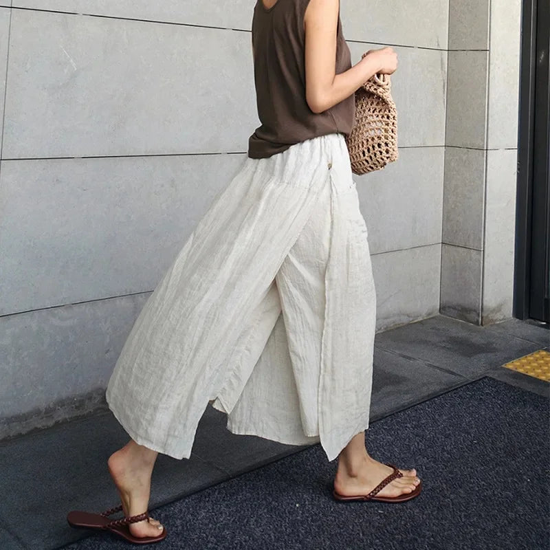 Casual Cotton Linen Blend