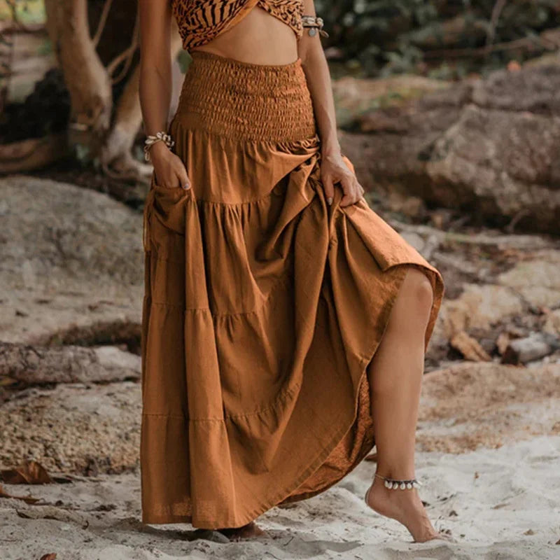 Hippie Half Skirt Retro Nepalese - DreadLocos Shop