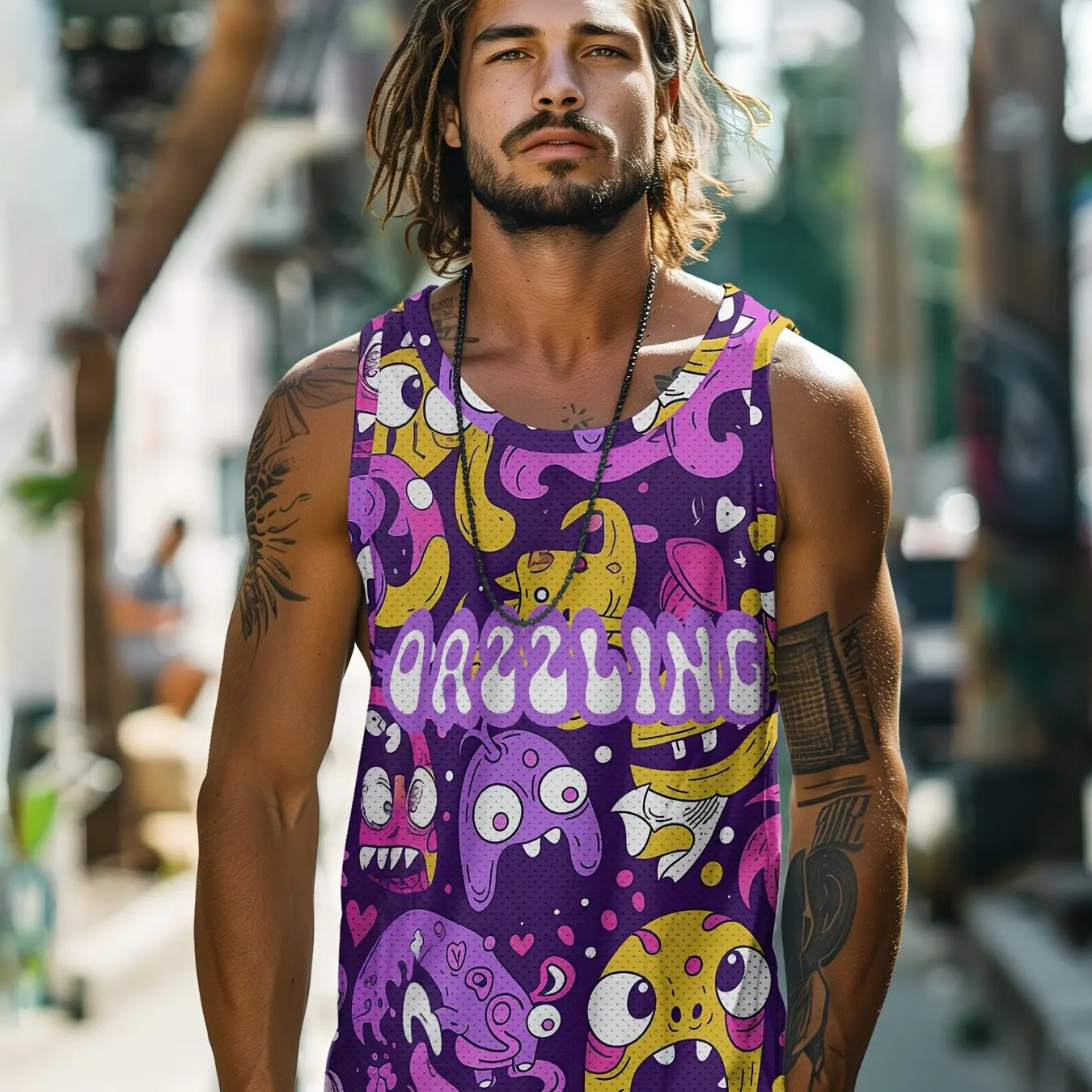 Clothing Sleeveless T-shirt Printed - DreadLocos Shop