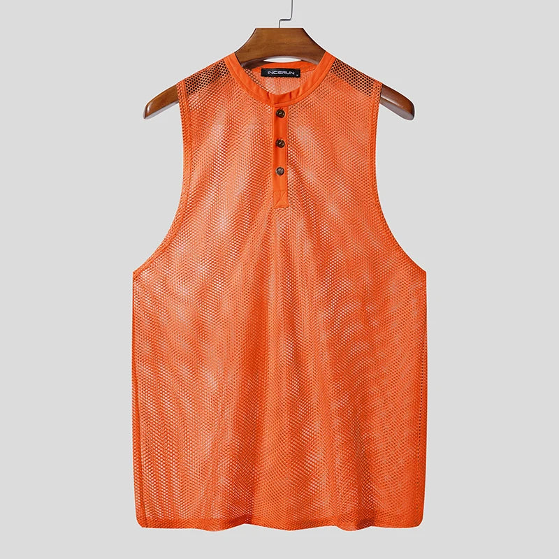 Men Tank Tops Mesh - DreadLocos Shop