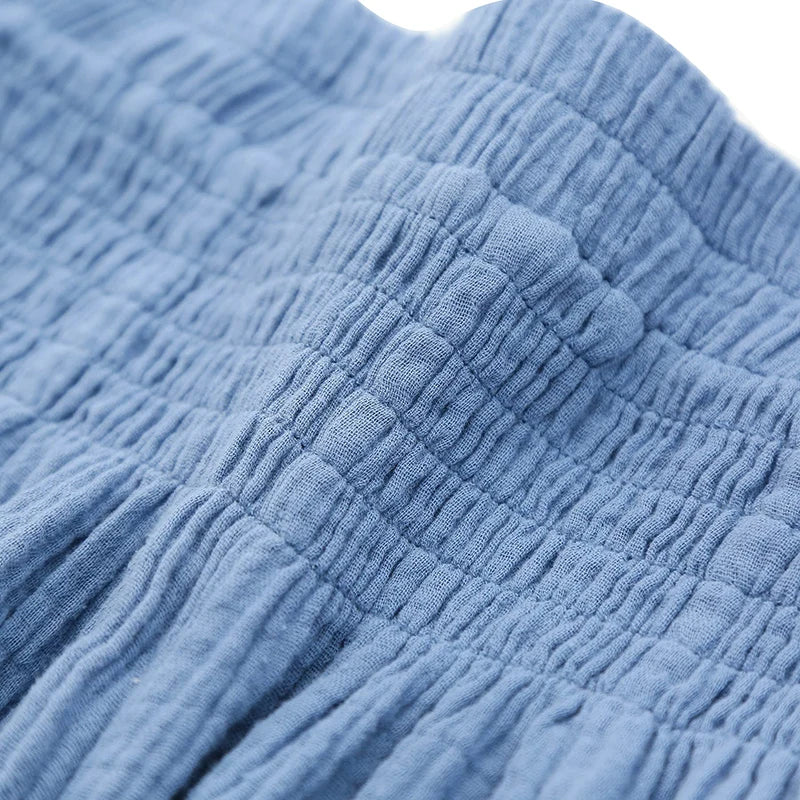 Weite Damenhose aus Baumwolle