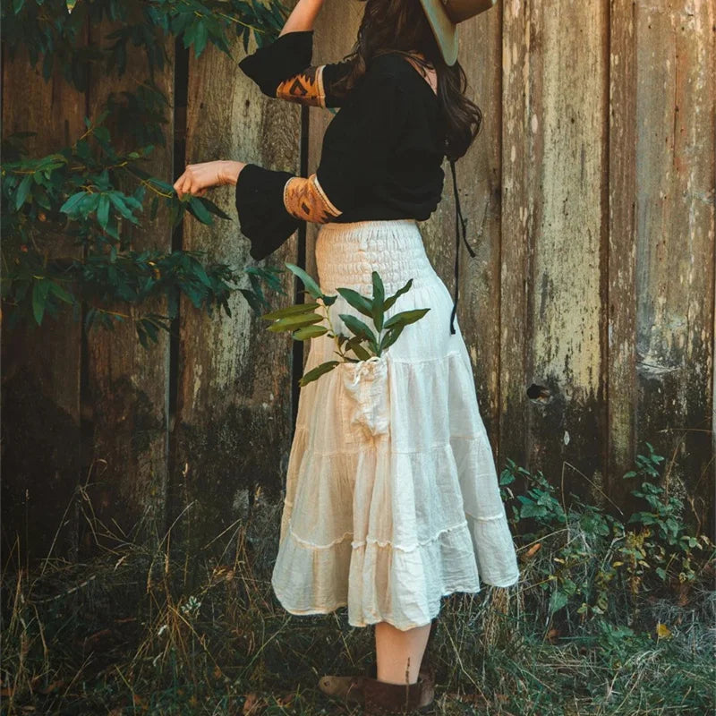 Hippie Half Skirt Retro Nepalese - DreadLocos Shop