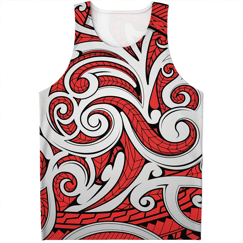 Polynesian Tribal Mens Tank Top
