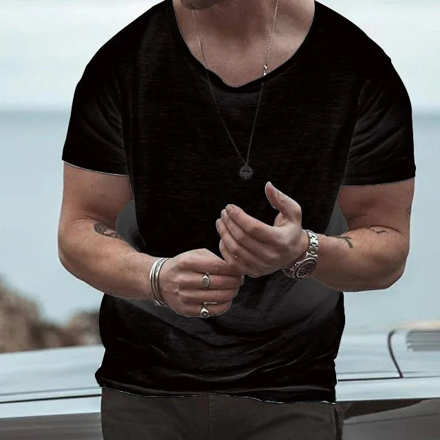 Summer Men T-shirts Boho Men Cotton - DreadLocos Shop