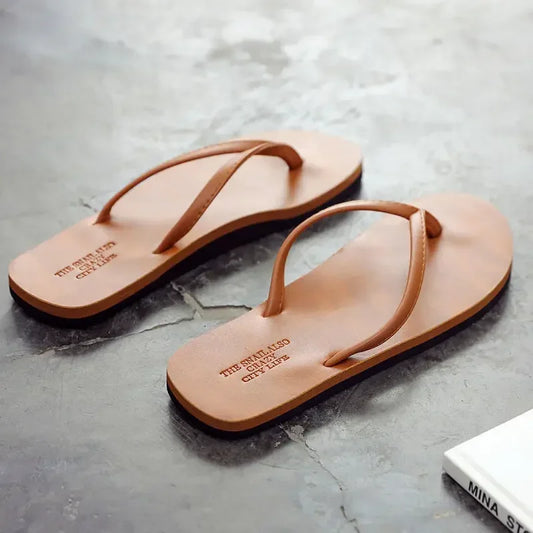 EVA Sole Soft Slippers Männer Flip Flops Beach