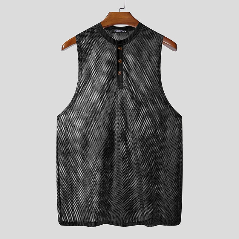 Men Tank Tops Mesh - DreadLocos Shop