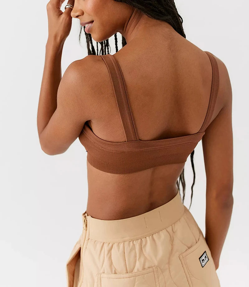 Cotton Women'S Tube Top Stretchy Ribbed