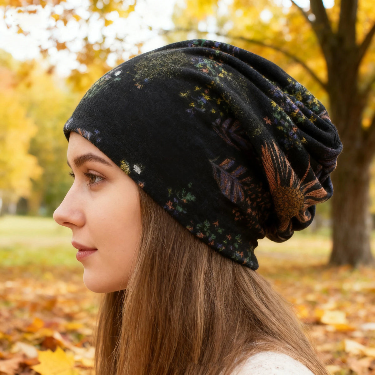 Skullies Beanies Striped Design