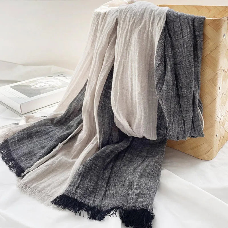 Cotton Linen Retro Dreadhead Wrap Dreadtuch Long - DreadLocos Shop